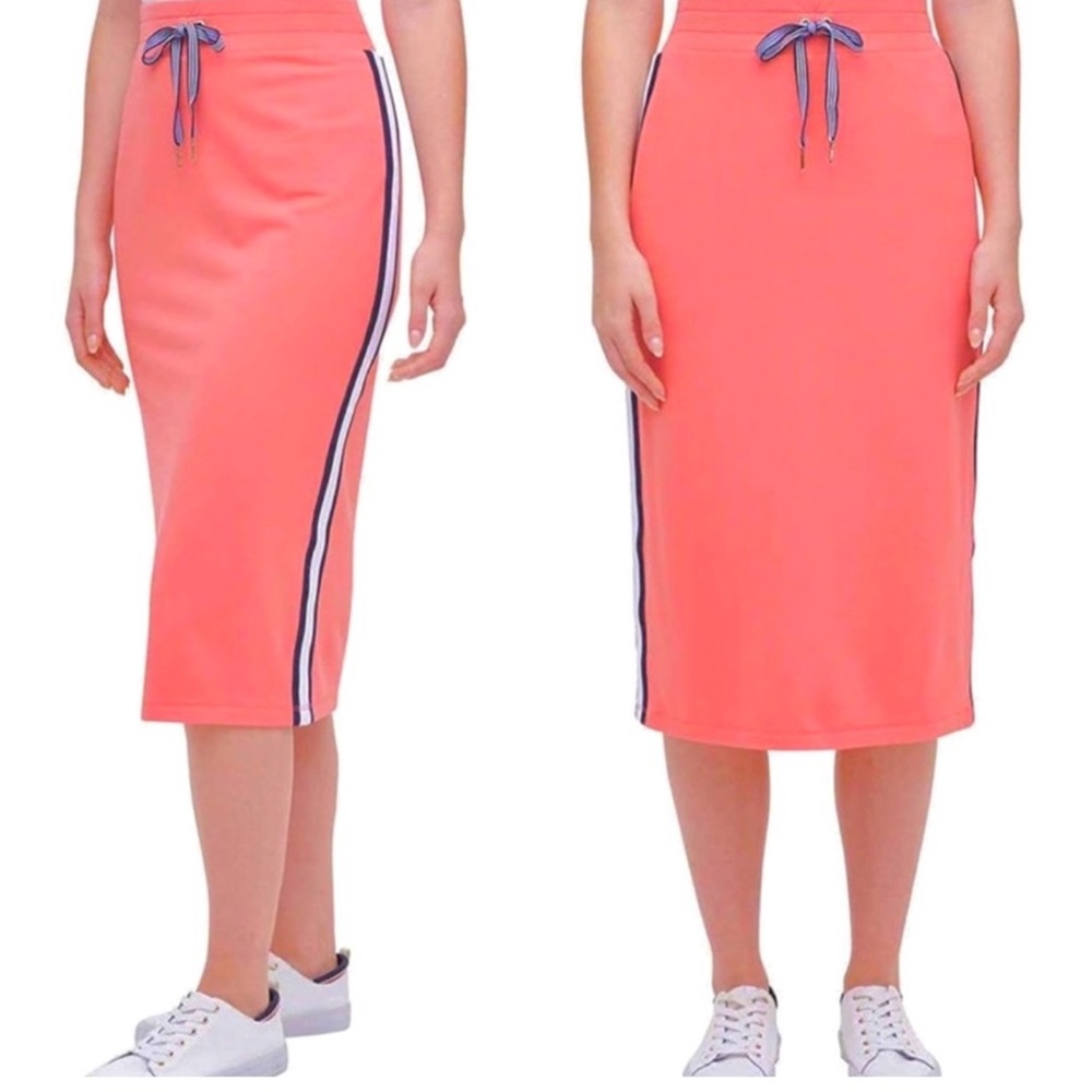 Tommy Hilfiger Red Drawstring Women's Skirt